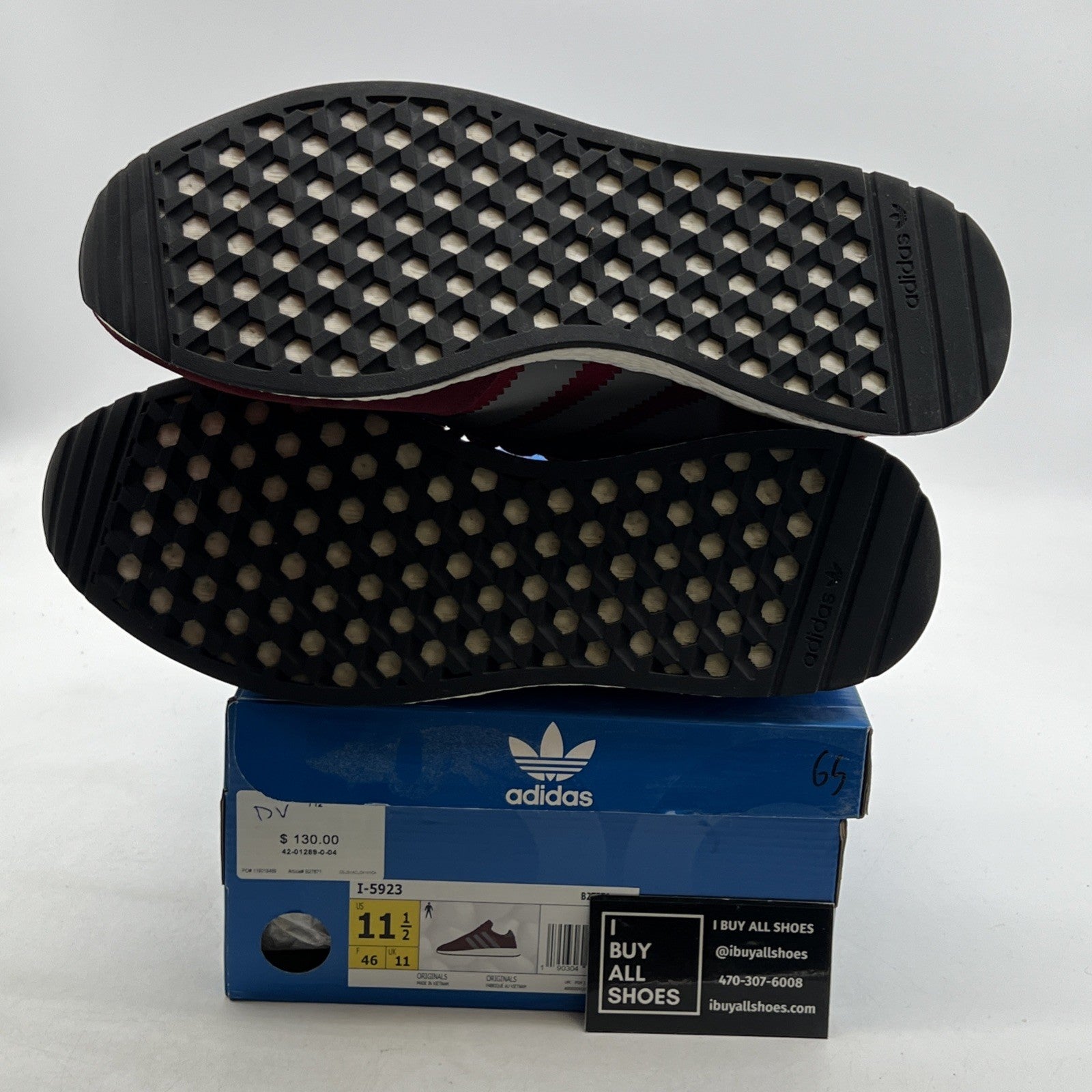 Size 11.5 - Adidas I-5923 Collegiate Burgundy (B27871)