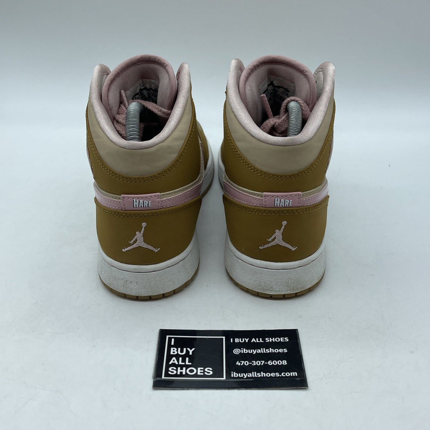 Size 6.5Y (GS) - Jordan 1 Mid Lola Bunny Brown Pink Suede Leather (724072-730)