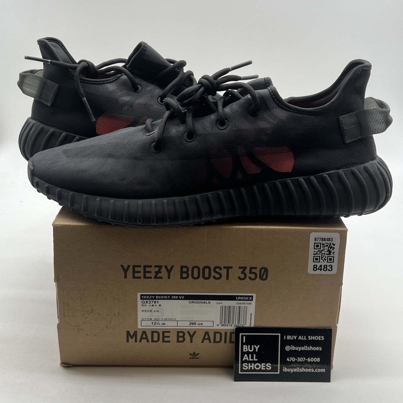 Size 12.5 - adidas Yeezy Boost 350 V2 Mono Cinder (GX3791)