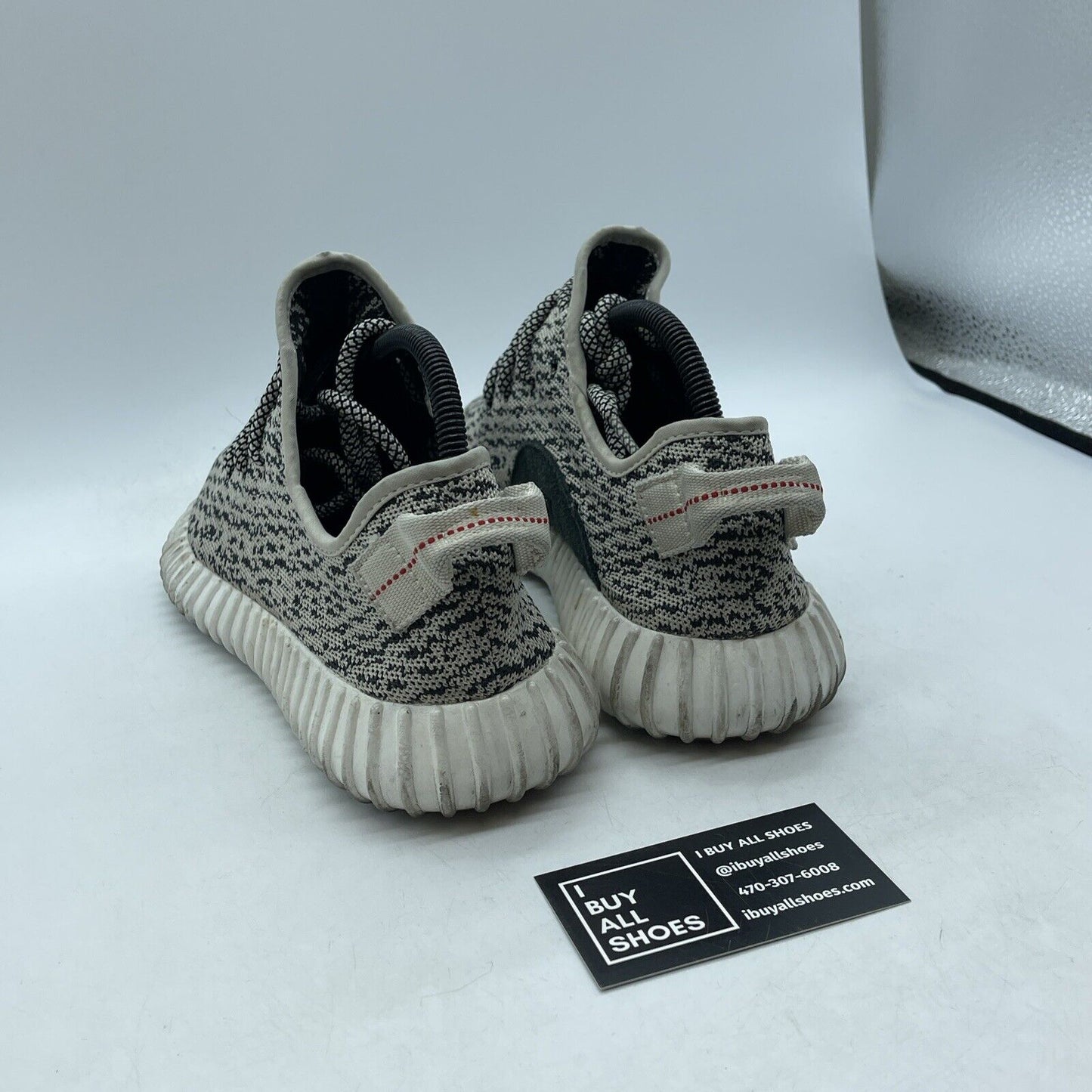 Size 8 - adidas Yeezy Boost 350 Low Turtle Dove Black White Red Suede (AQ4832)
