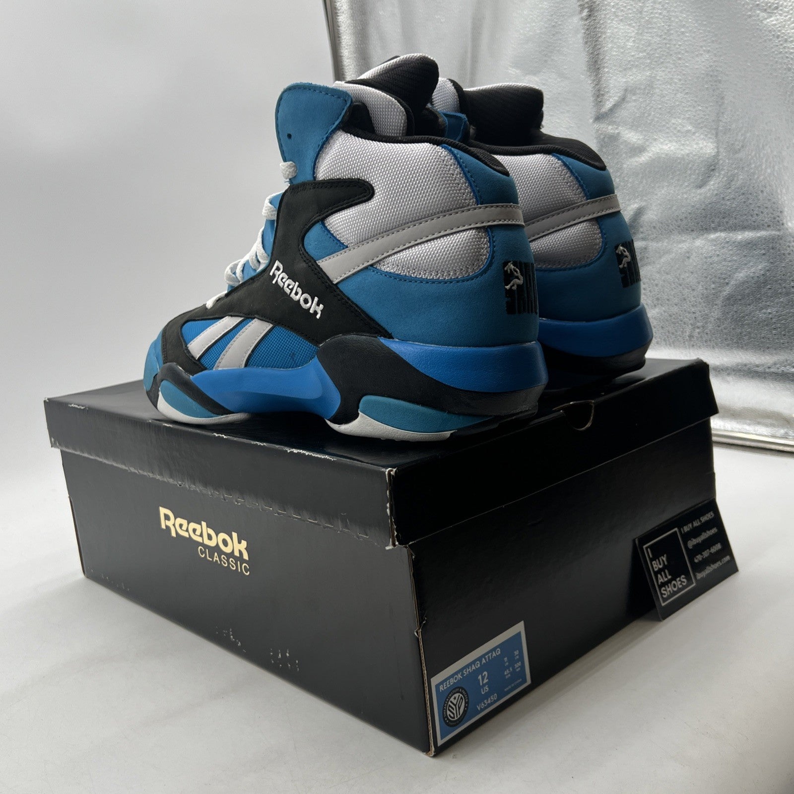 Size 12 - Reebok Sneakersnstuff x Packer x Shaq Attaq Token 38 (V63450)