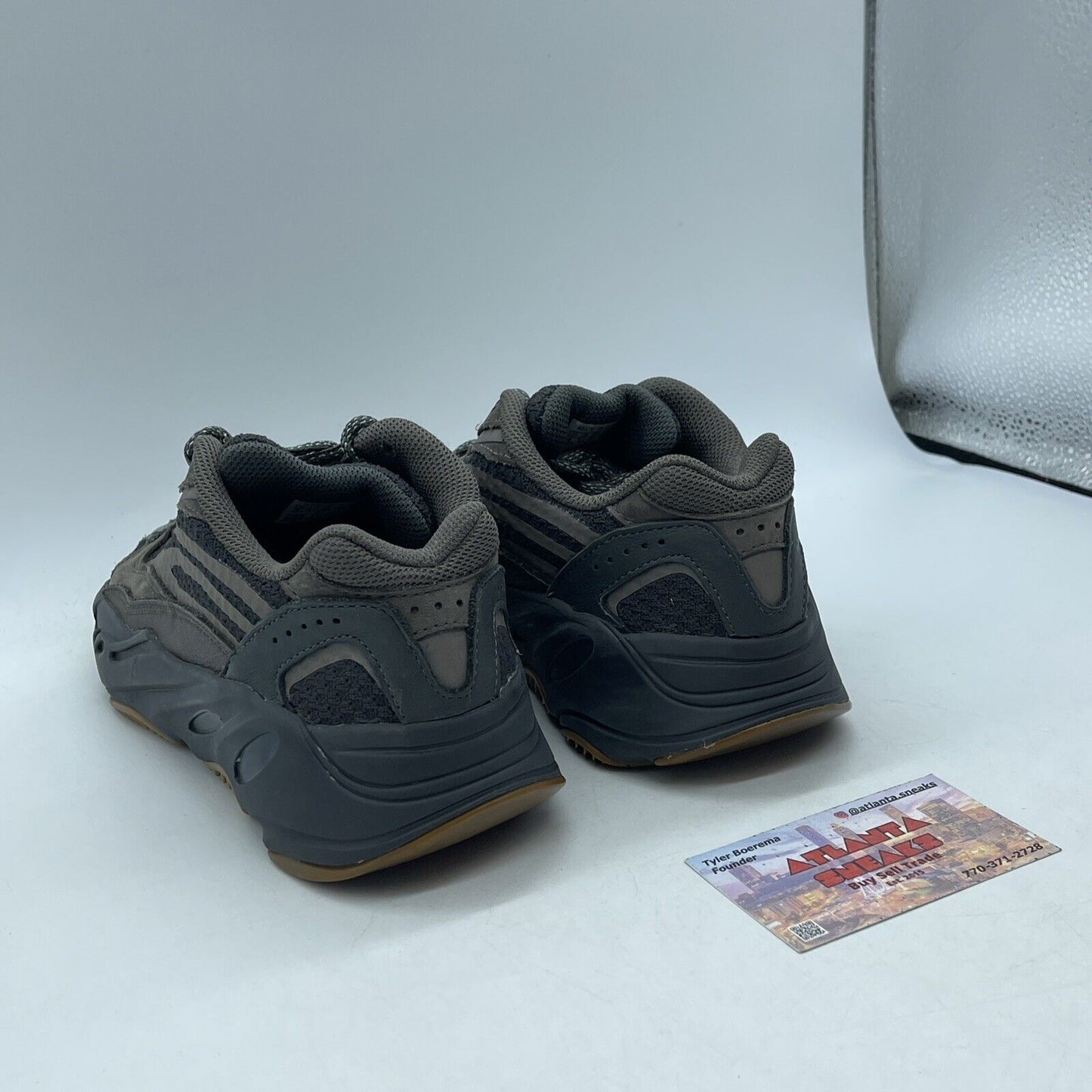 Size 4 - adidas Yeezy Boost 700 V2 Geode Brown Leather Black Suede (EG6860)