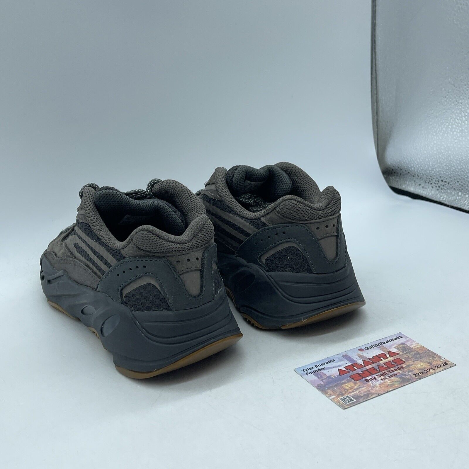 Size 4 - adidas Yeezy Boost 700 V2 Geode Brown Leather Black Suede (EG6860)