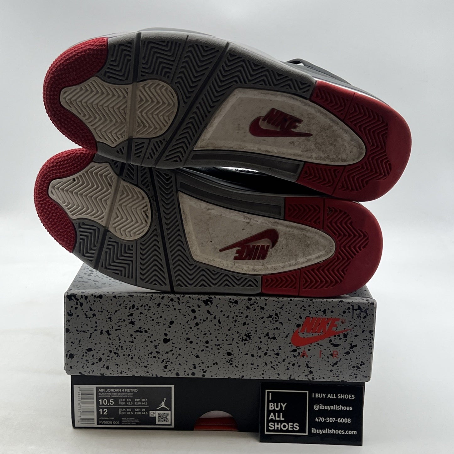 Size 10.5 - Air Jordan 4 Retro Bred Reimagined (FV5029-006)