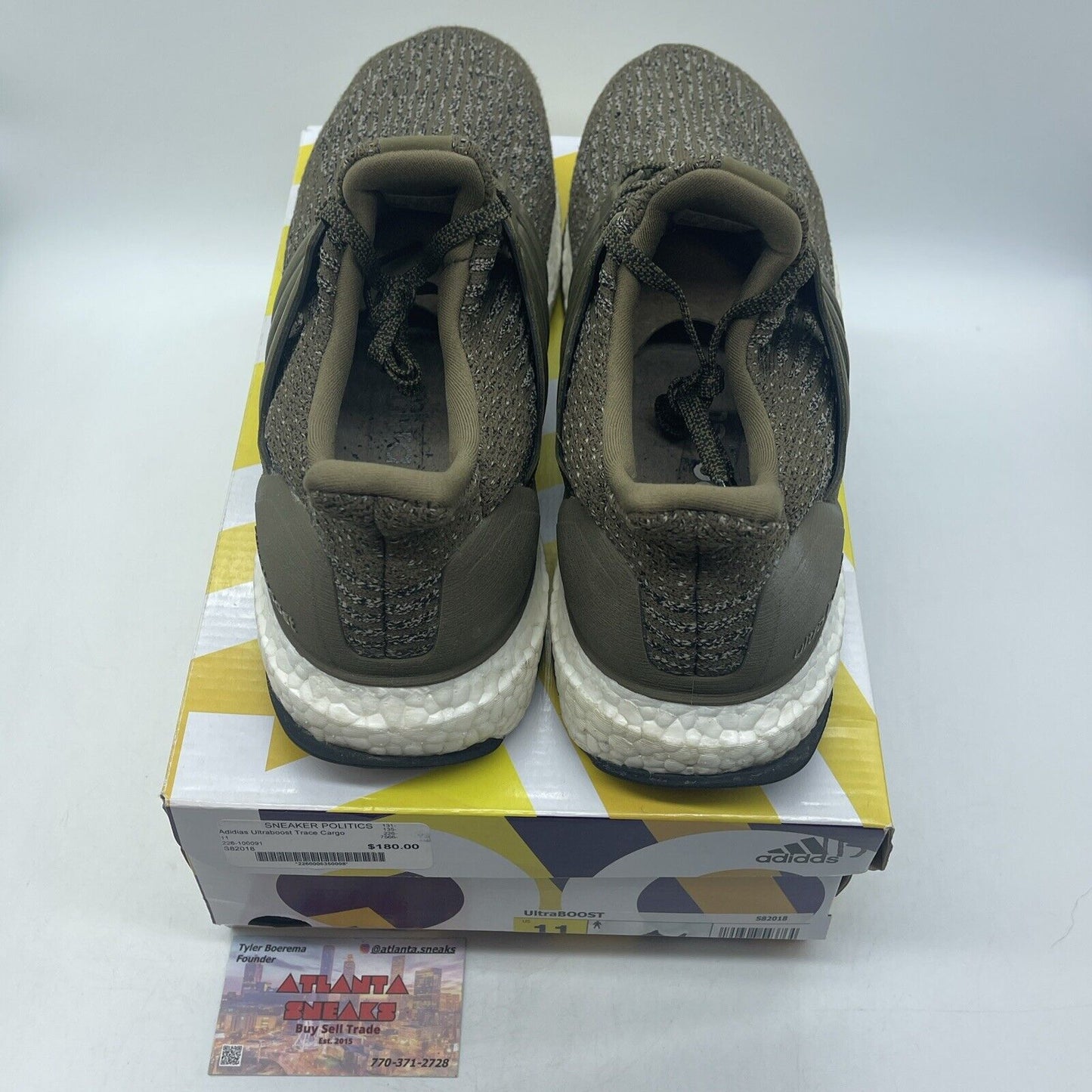 Size 11 - adidas UltraBoost 3.0 Trace Olive White (S82018)