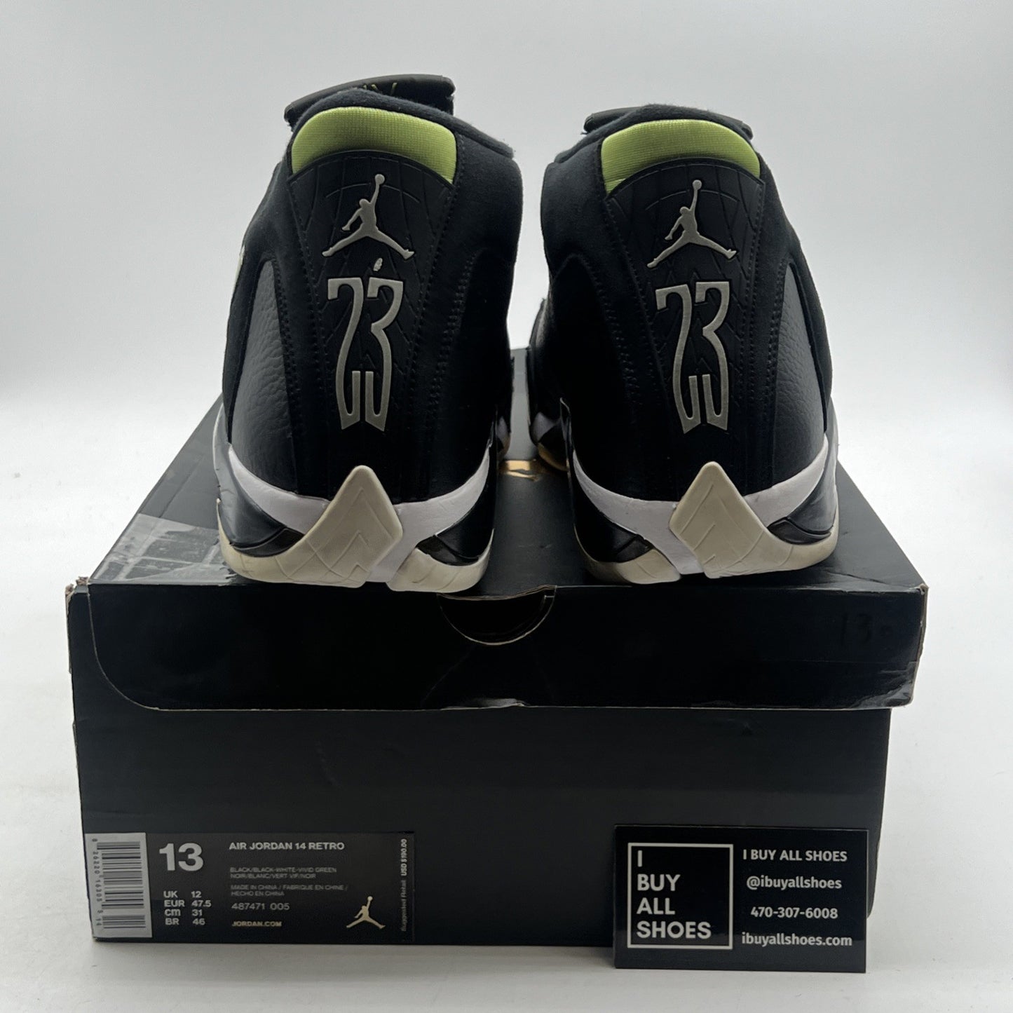Size 13 - Air Jordan 14 Retro 2016 Indiglo (487471-005)