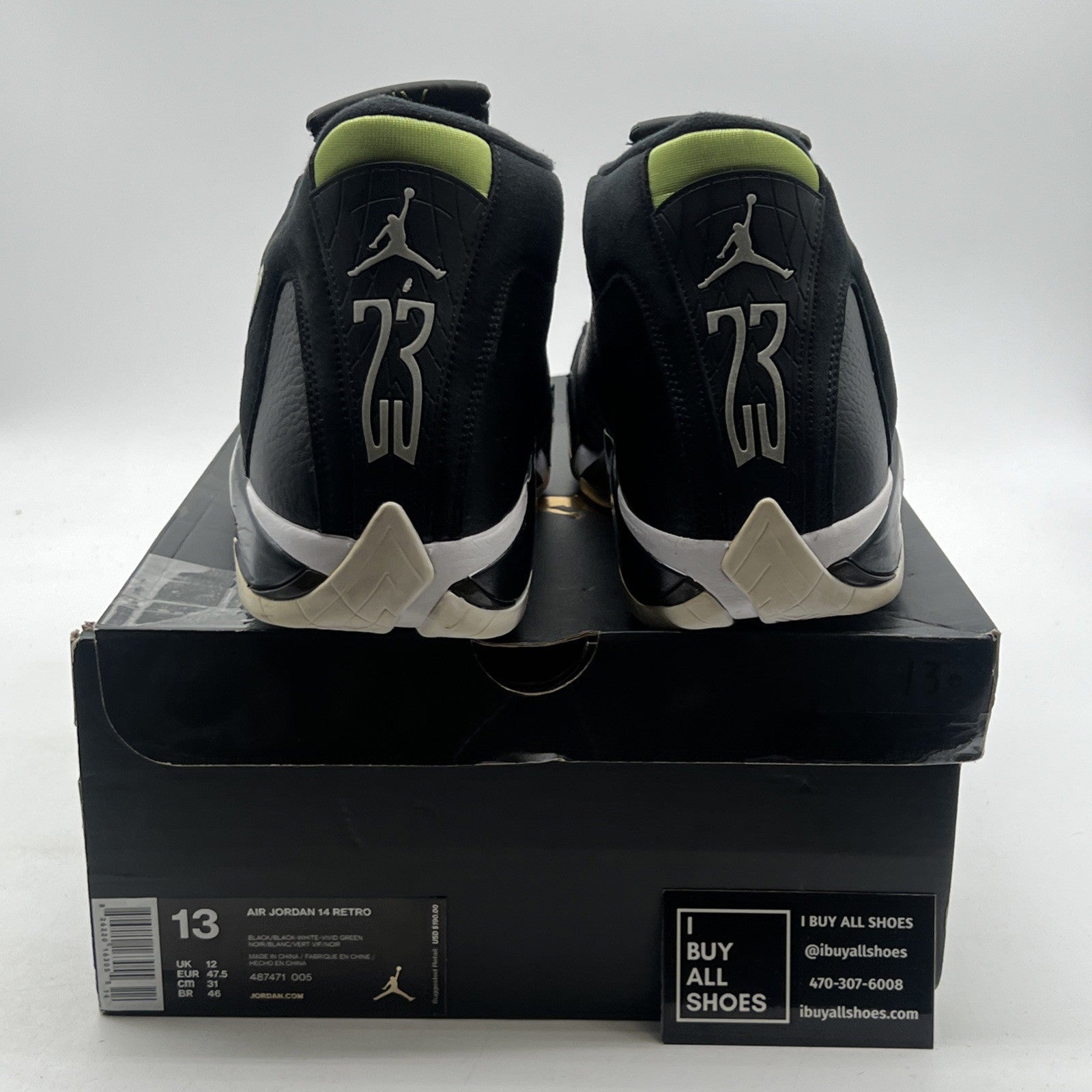 Size 13 - Air Jordan 14 Retro 2016 Indiglo (487471-005)