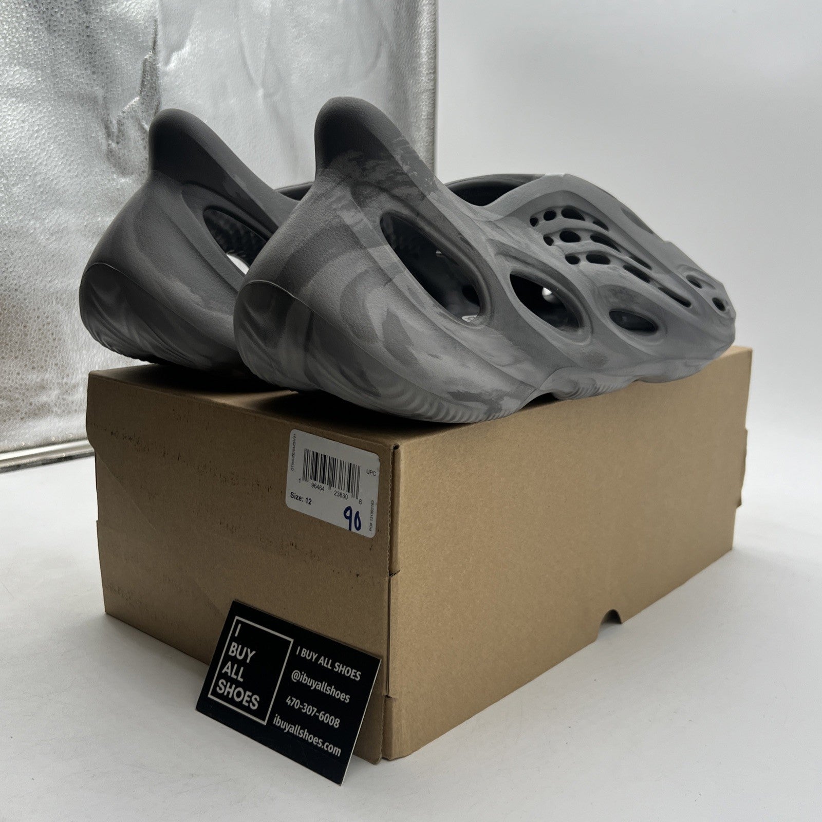 Size 12 - Adidas Yeezy Foam Runner 'MX Granite' (IE4931)