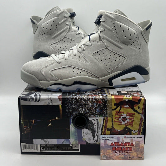 Size 10.5 - Jordan 6 Retro Mid Georgetown Brand New Og All Navy