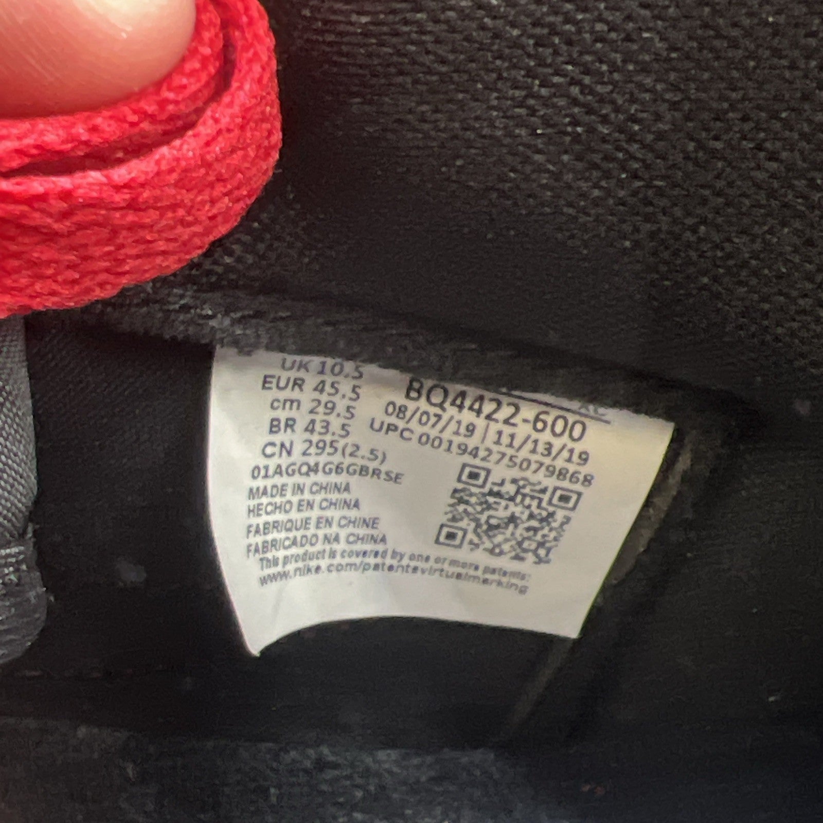 Size 11.5 - Air Jordan 1 Retro High 85 Varsity Red 2020 (BQ4422-600)