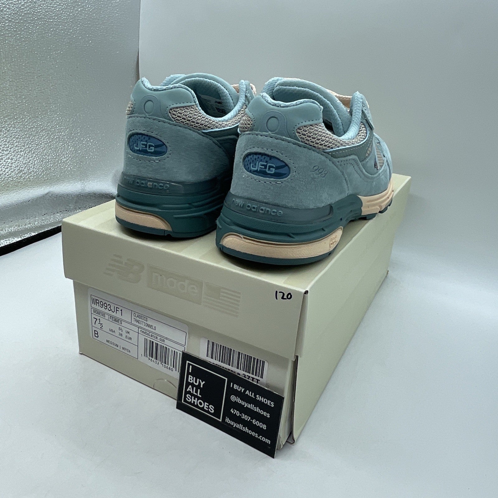 Size 7.5 - Joe Freshgoods x New Balance 993 Made in USA Performance Art  Arctic