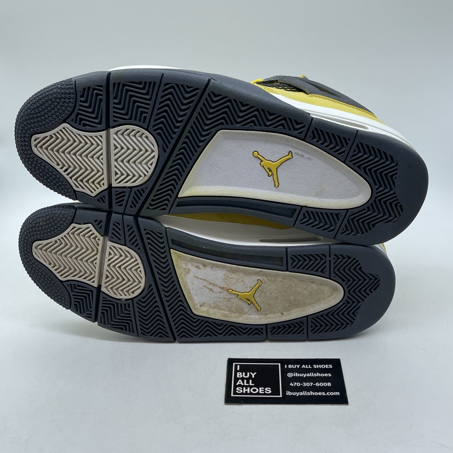 Size 11 - Jordan 4 Retro Mid Lightning Black Suede Leather (CT8527-700)