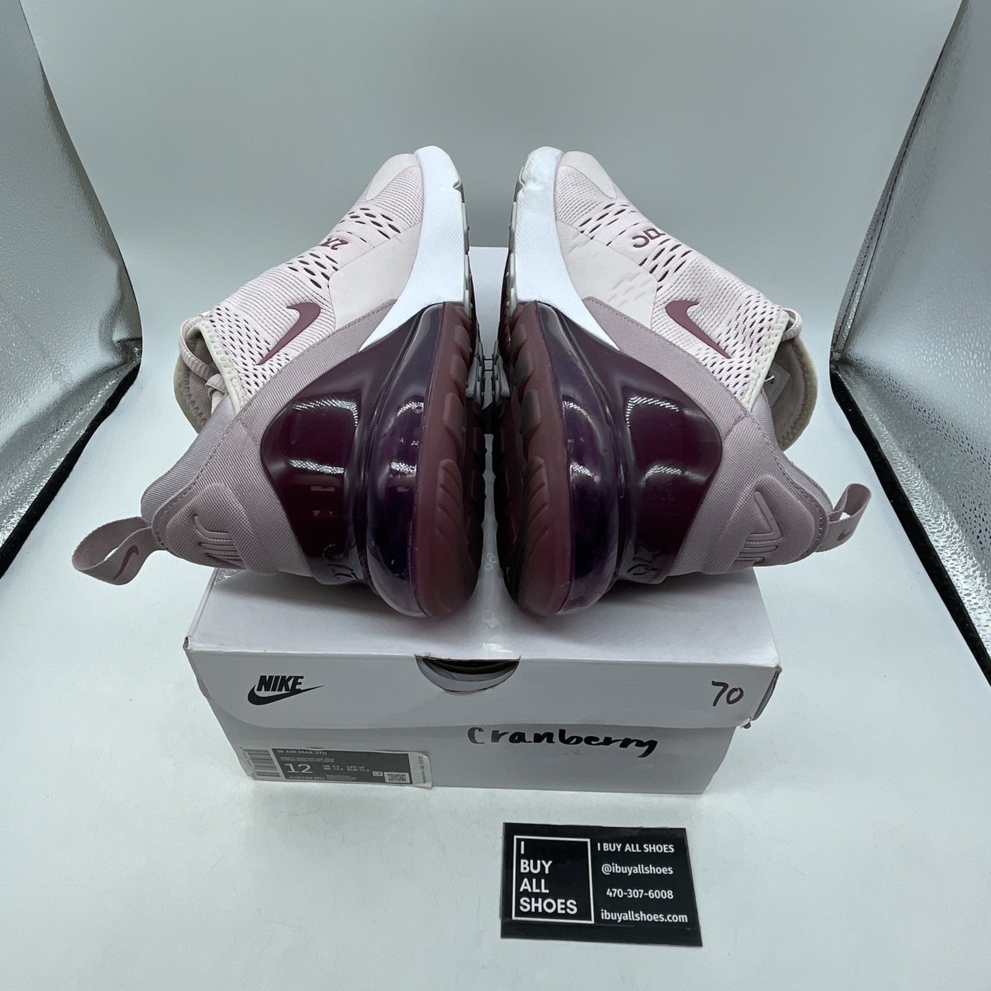 Size 12W - Nike Air Max 270 Barely Rose (AH6789-601)