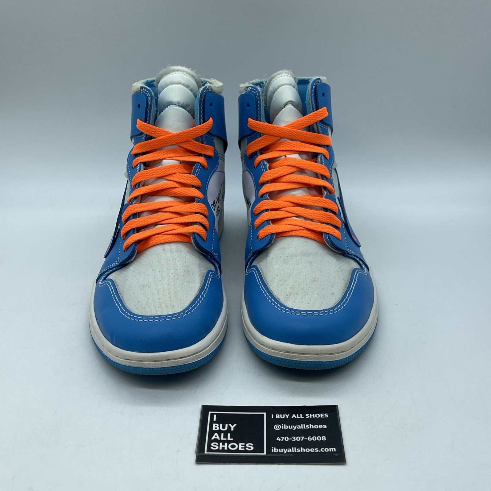 Size 10 - Jordan 1 Retro OG x Off-White High UNC Blue Leather (AQ0818-148)