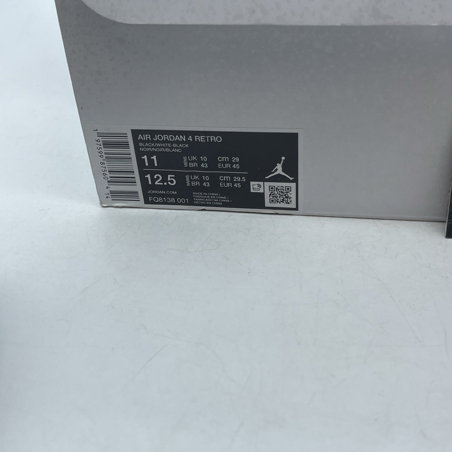 Size 11 - Air Jordan 4 Retro White Thunder (FQ8138-001)