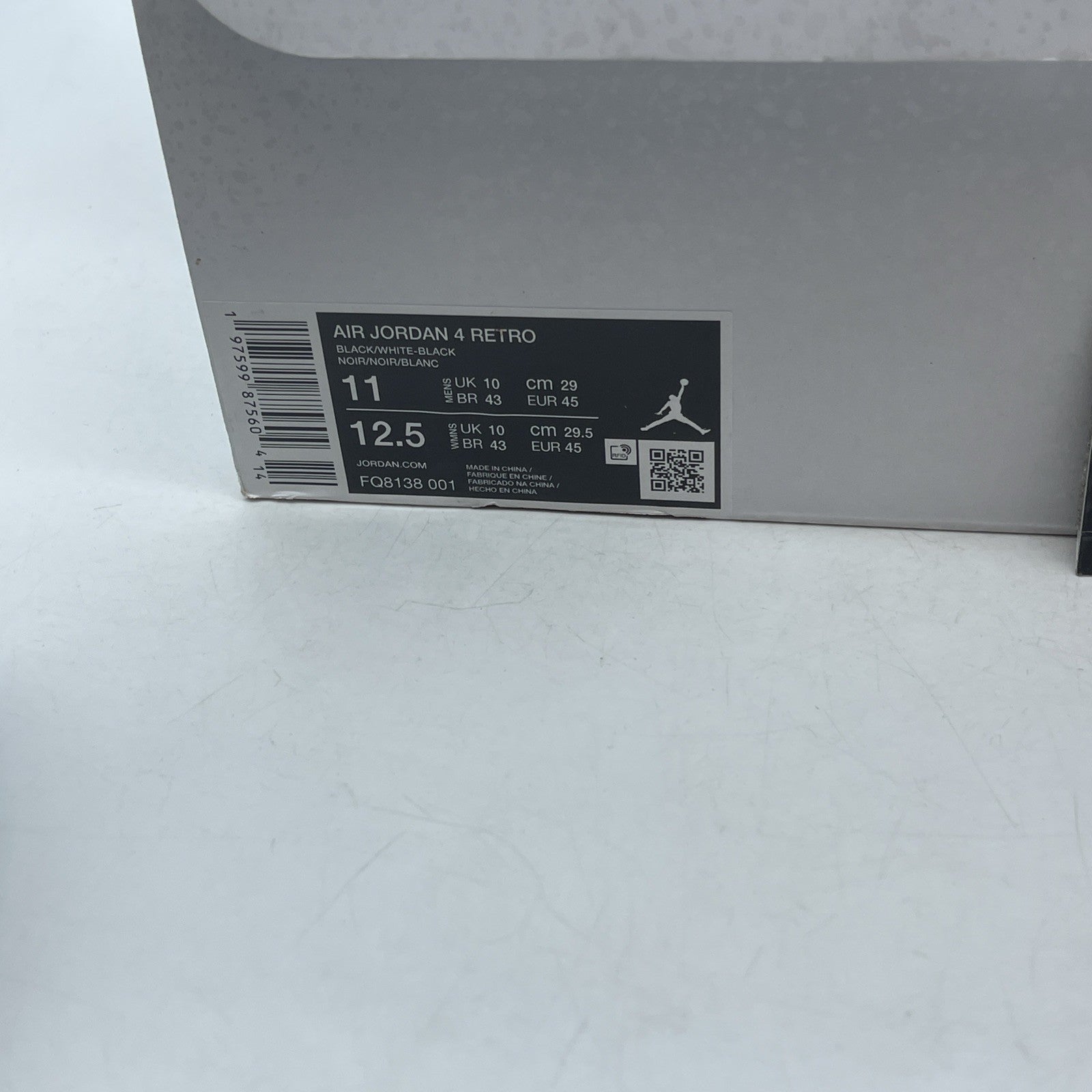 Size 11 - Air Jordan 4 Retro White Thunder (FQ8138-001)