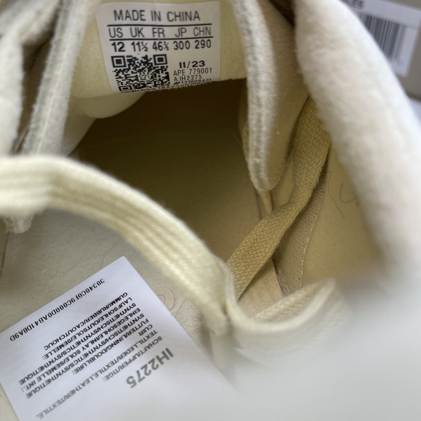 Size 12 - adidas Fear of God Athletics x Los Angeles Runner Pale Yellow (IH2275)