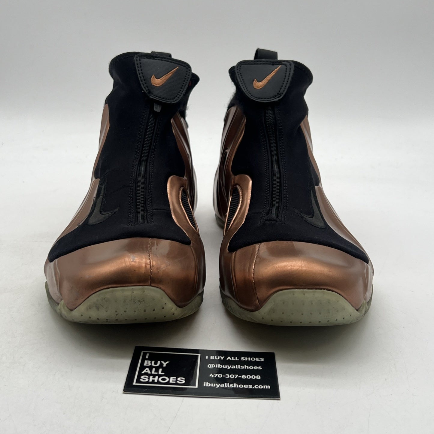 Size 11 - Nike Air Flightposite 2014 Prm Copper (658109-800)