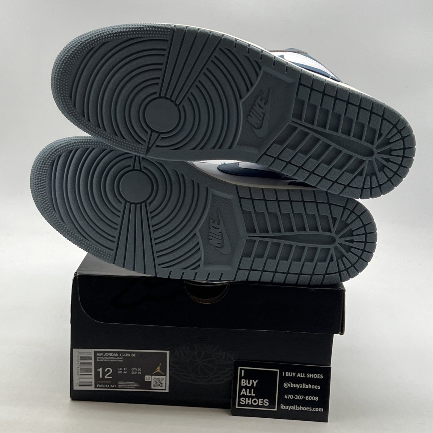 Size 12 - Air Jordan 1 SE Low Industrial Blue (FN5214-141)