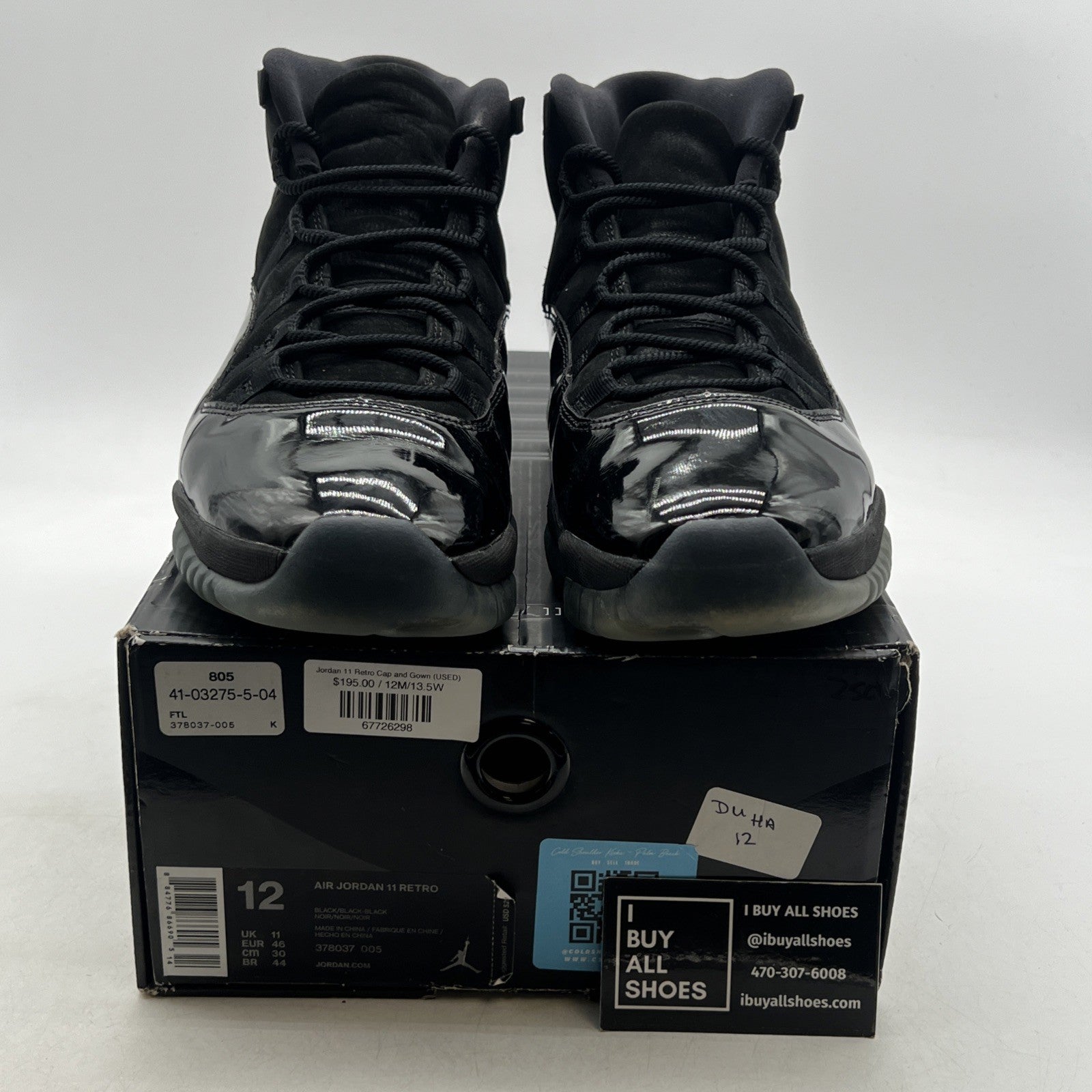 Size 12 - Air Jordan 11 Retro Cap and Gown 2018 (378037-005)