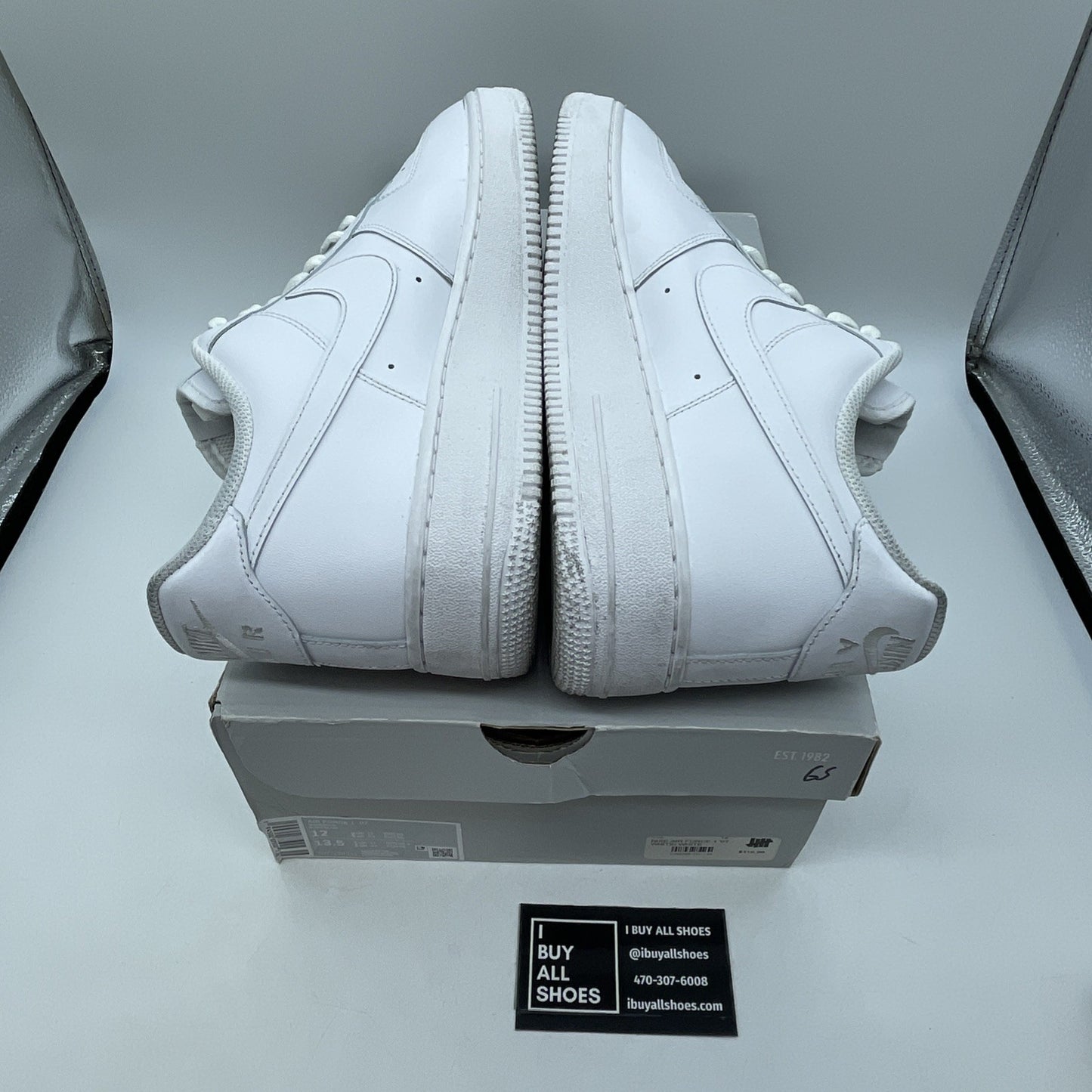 Size 12 - Nike Air Force 1 '07 Low Triple White Leather (CW2288-111)