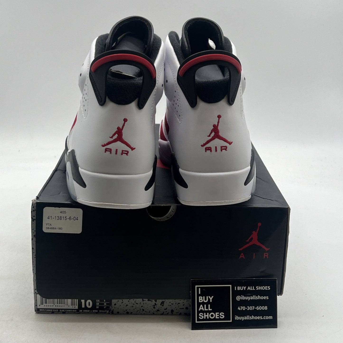 Size 10 - Air Jordan 6 Retro 2014 Carmine (384664-160)