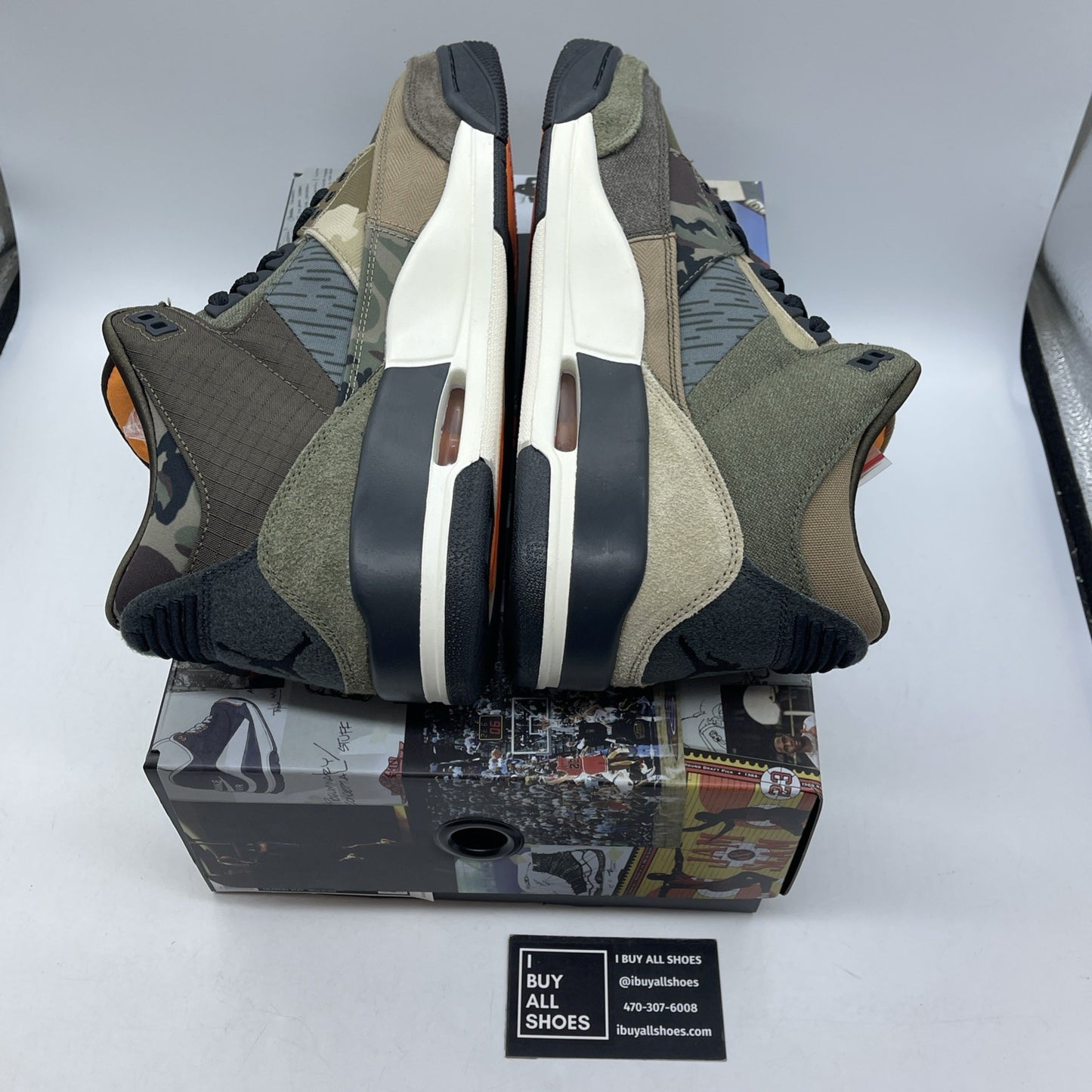 Size 10 - Jordan 3 Retro Patchwork 2021 Brown Green Black (DO1830-200)
