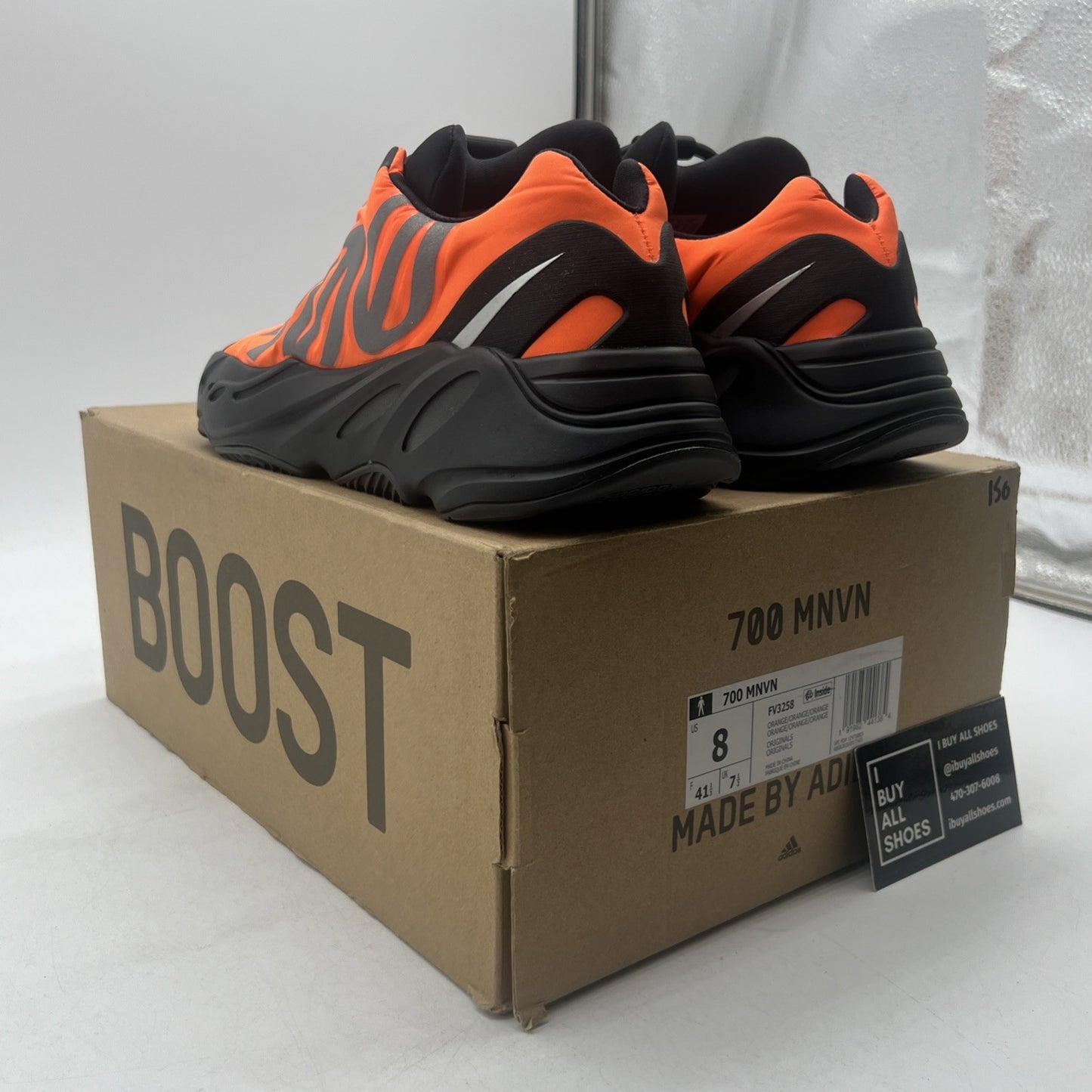 Size 8 - adidas Yeezy Boost 700 MNVN Orange (FV3258)