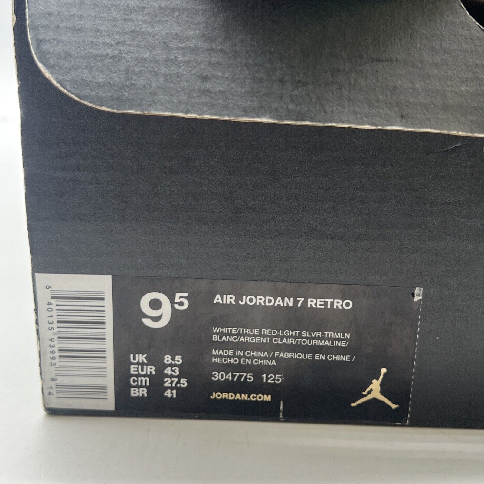 Size 9.5 - Air Jordan 7 Retro 2015 Hare (304775-125)