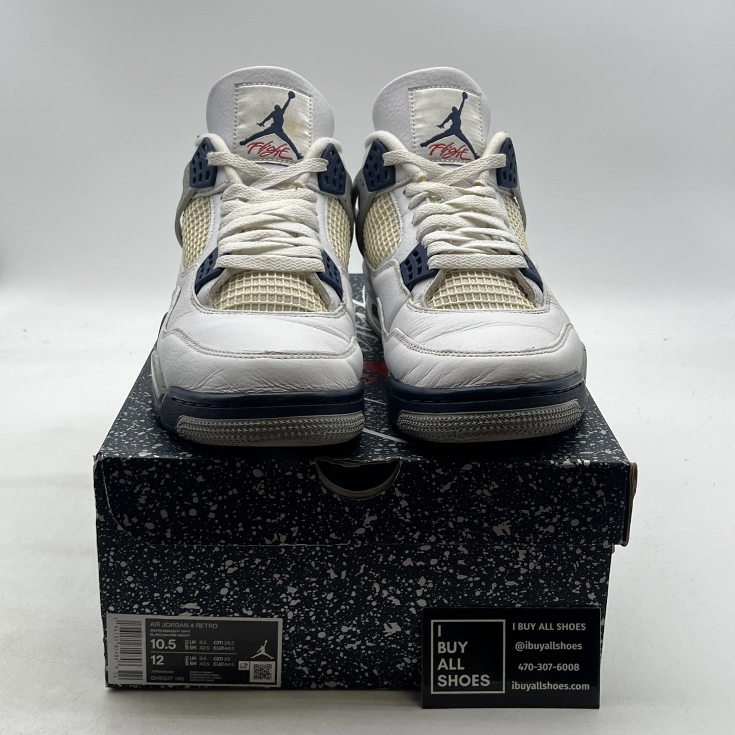 Size 10.5 - Air Jordan 4 Retro Mid Midnight Navy (DH6927-140)