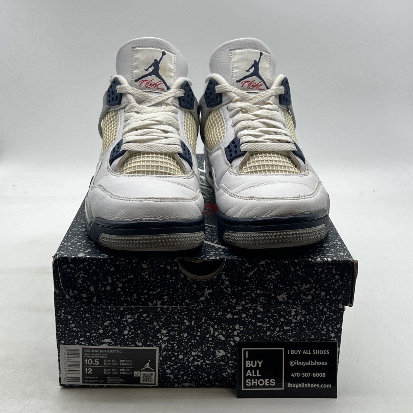 Size 10.5 - Air Jordan 4 Retro Mid Midnight Navy (DH6927-140)