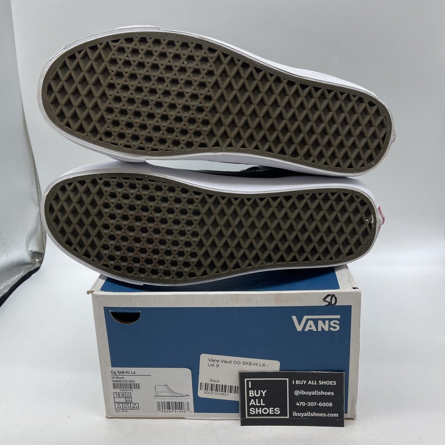 Size 10 - Vans Sk8-Hi Reissue VI VN0A4BVH9H9 Dream Leather Black