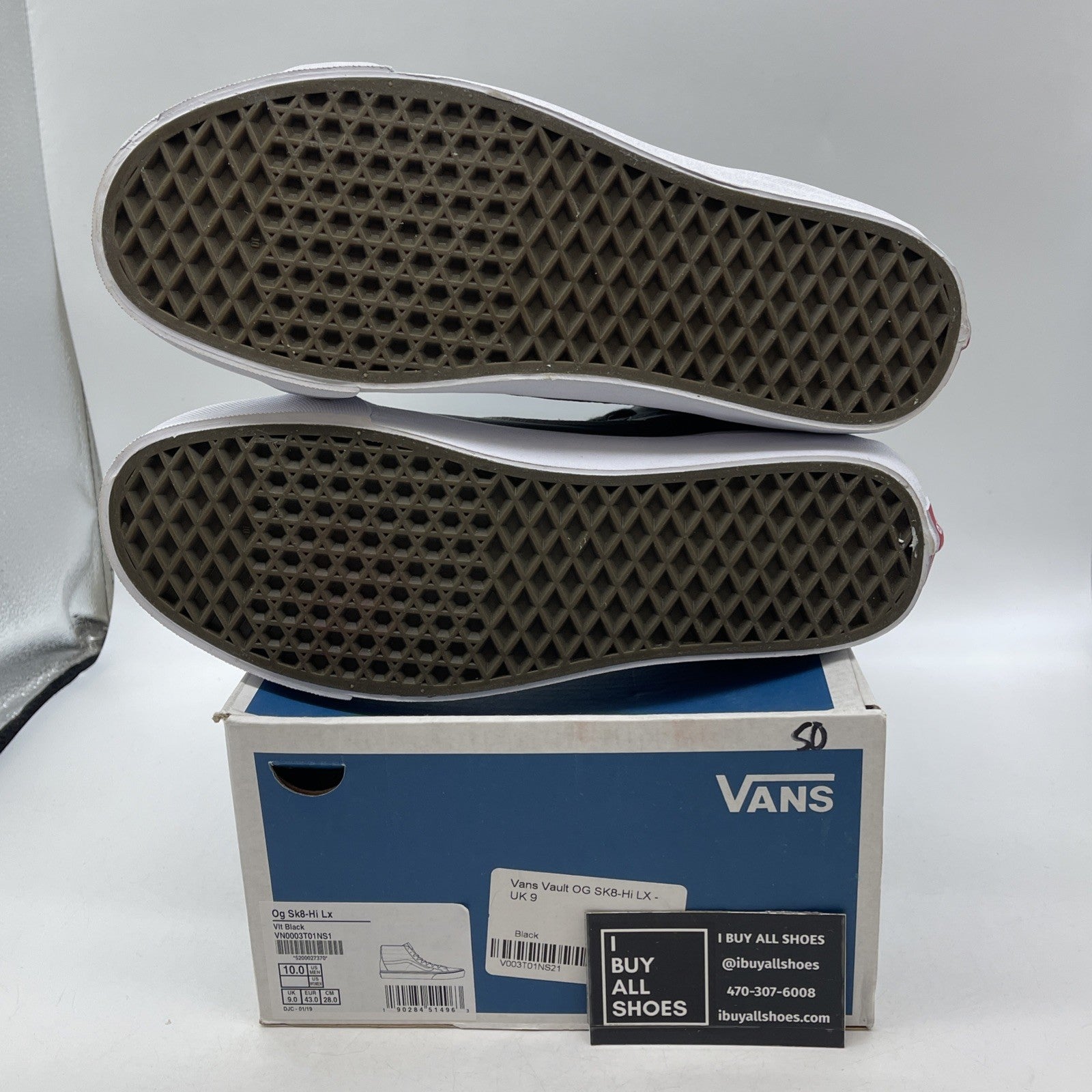 Size 10 - Vans Sk8-Hi Reissue VI VN0A4BVH9H9 Dream Leather Black