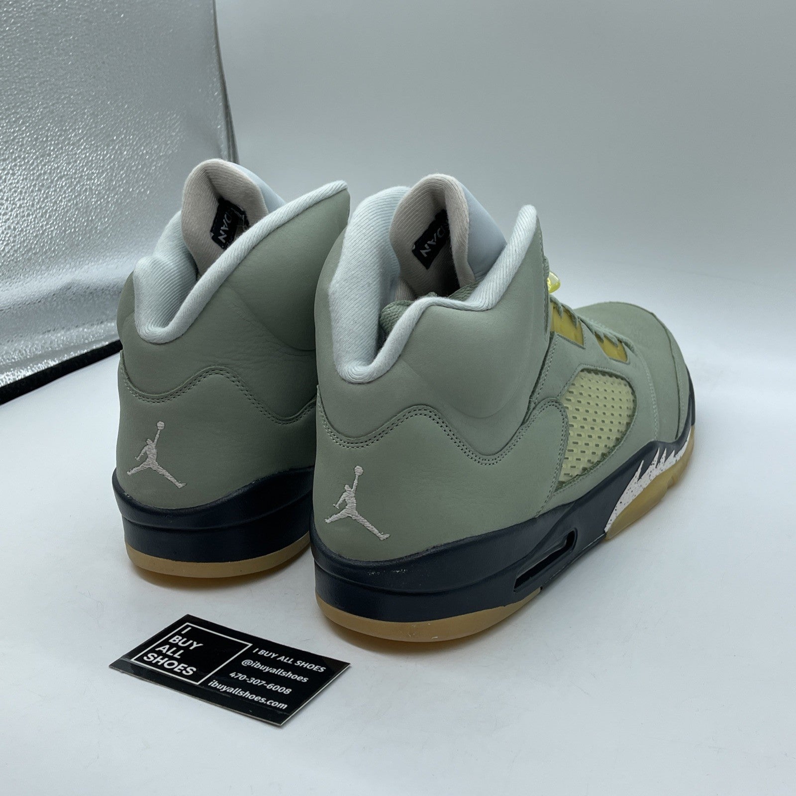 Size 16 - Jordan 5 JADE HORIZON 2022 Green White Suede (DC7501-300)