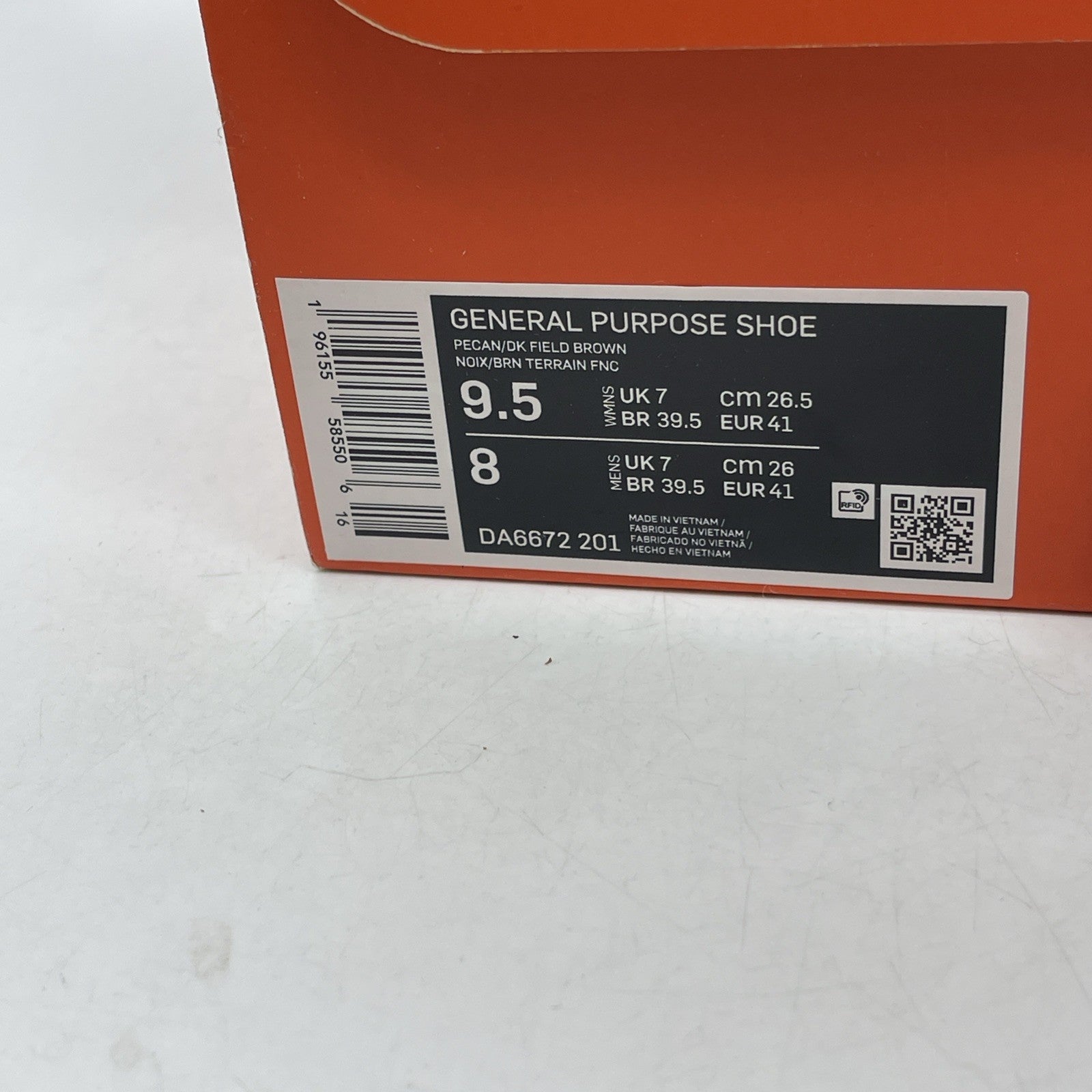 Size 9.5 - Nikecraft x Tom Sachs General Purpose Shoe Field Brown (DA6672-201)