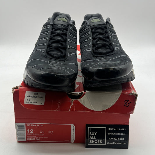 Size 12 - Nike Air Max Plus Black Legion Green (852630-007)