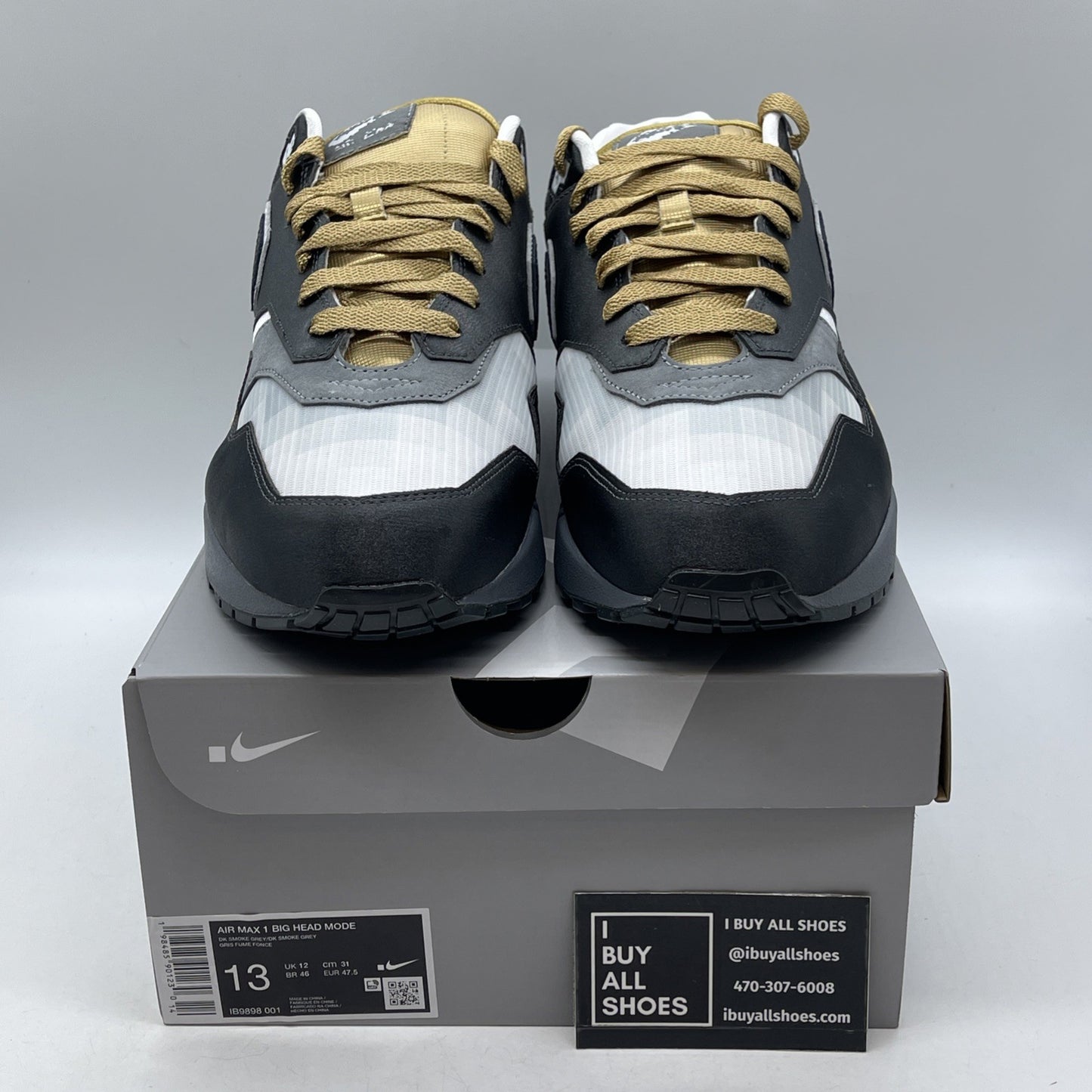 Size 13 - Nike Air Max 1 Low Poly - Big Head Mode (IB9898-001)