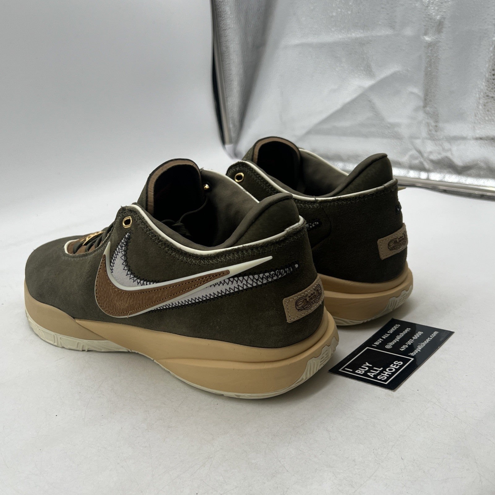 Size 14 - Nike LeBron 20 Olive Green (DV1193-901)