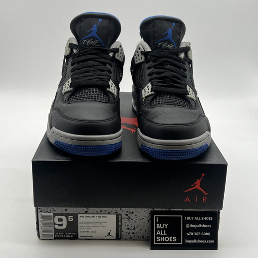 Size 9.5 - Air Jordan 4 Retro Motorsports Alternate 2017 (308497-006)