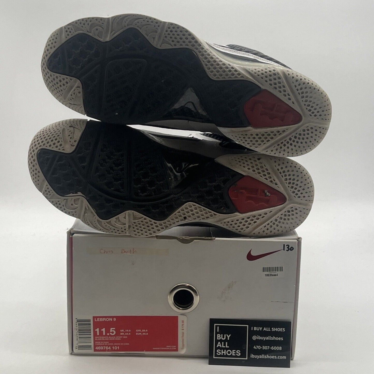 Size 11.5 - Nike LeBron 9 Freegums (469764-101)