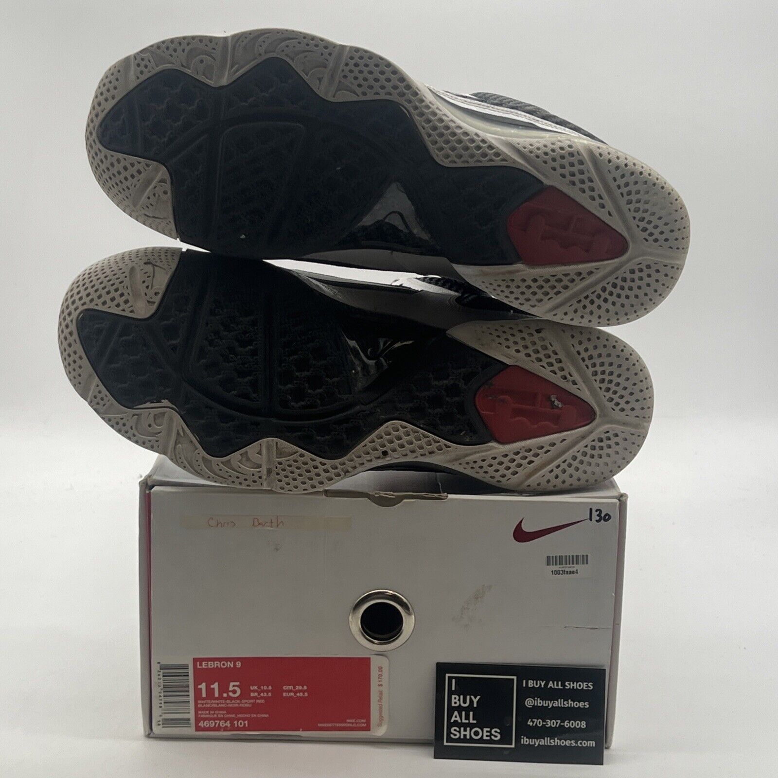 Size 11.5 - Nike LeBron 9 Freegums (469764-101)