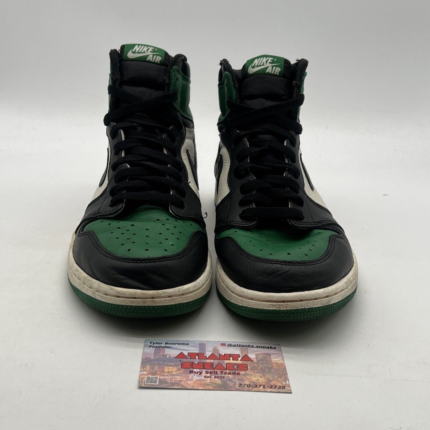 Size 12 - Air Jordan 1 Retro High OG Pine Green 2018 (555088-302)