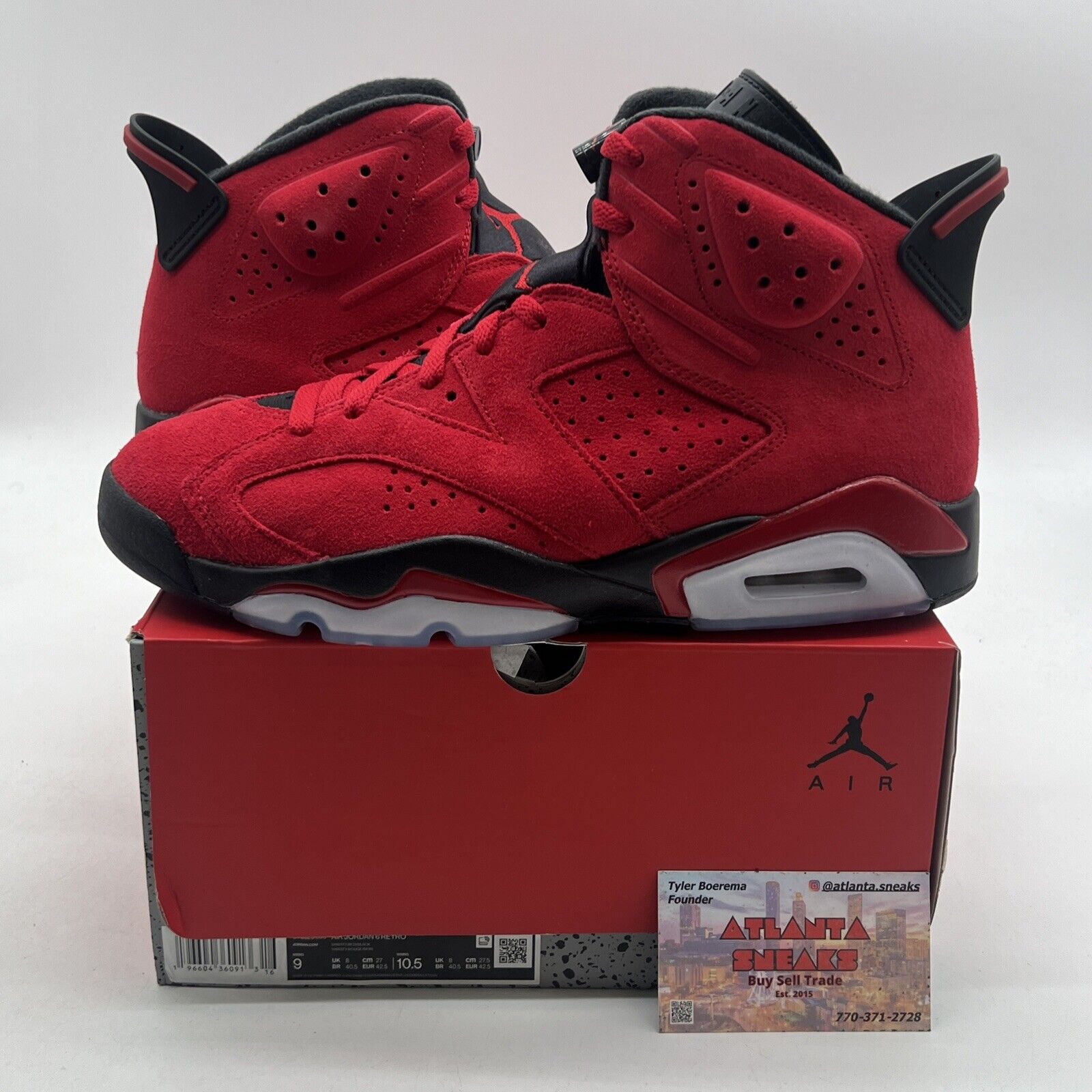 Size 9 - Air Jordan 6 Retro Toro Bravo (CT8529-600)