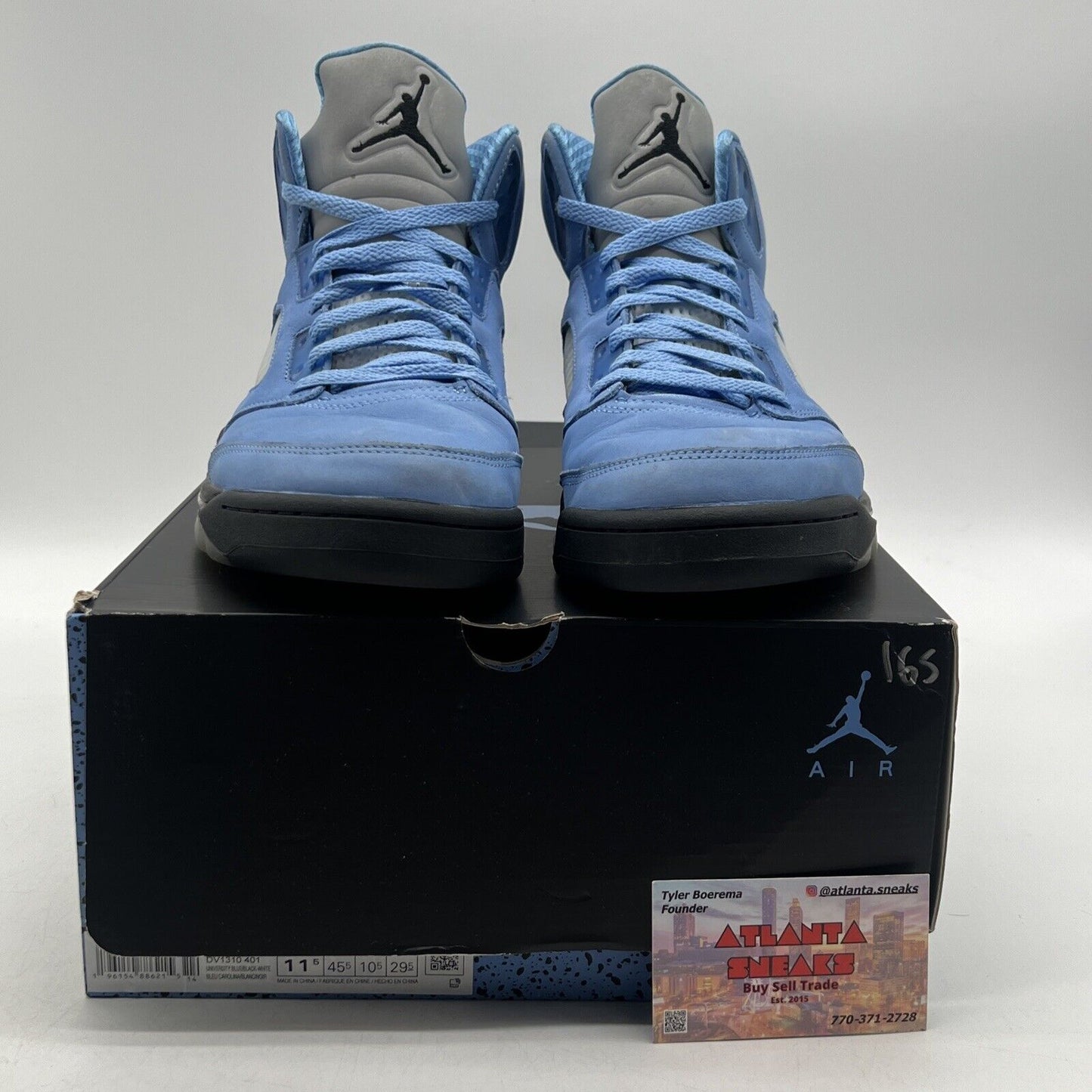 Size 11.5 - Jordan 5 Retro SE Mid UNC Black Grey Suede Blue (DV1310-401)