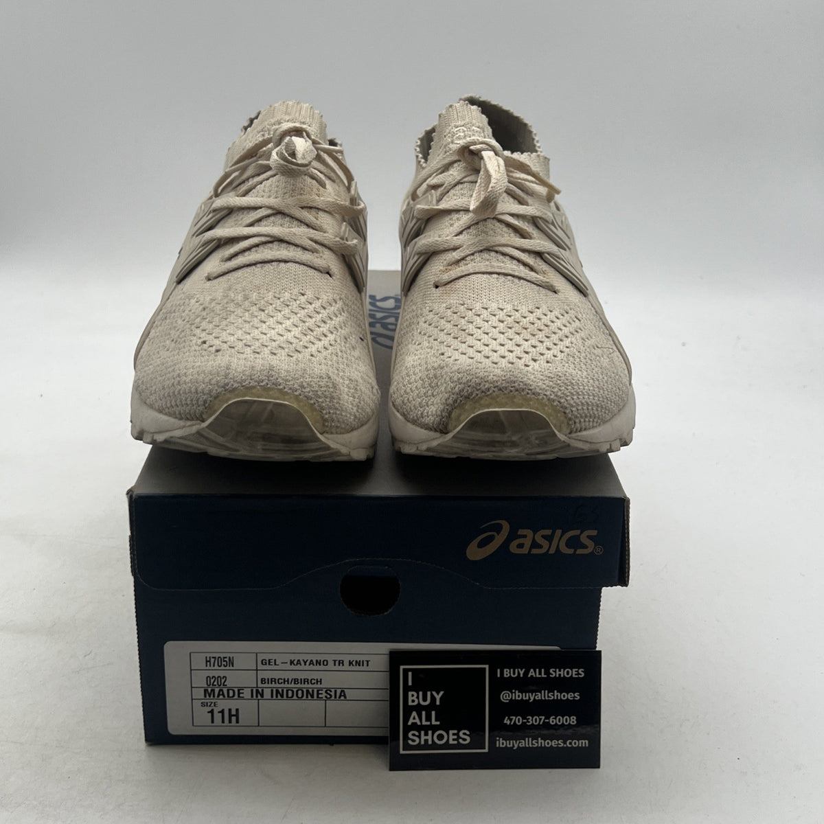 Size 11 - Asics Gel Kayano Trainer Knit Birch (H705N0202)