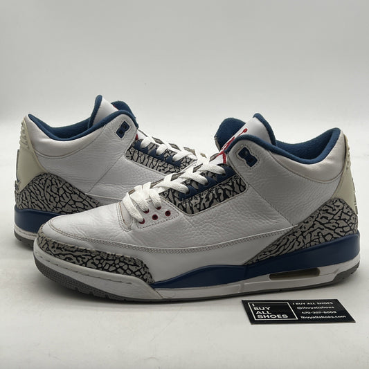 Size 13 - Air Jordan 3 Retro 2011 True Blue (136064-104)