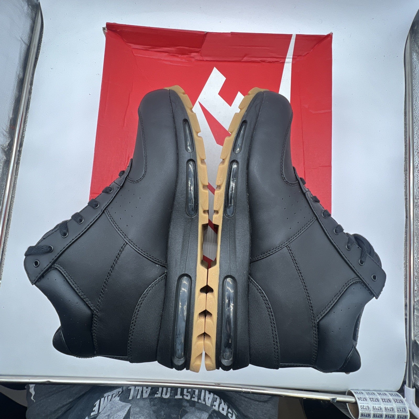 Size 13 - Nike Air Max ACG Goadome (865031-017) Black/Gum Winter Leather Boots
