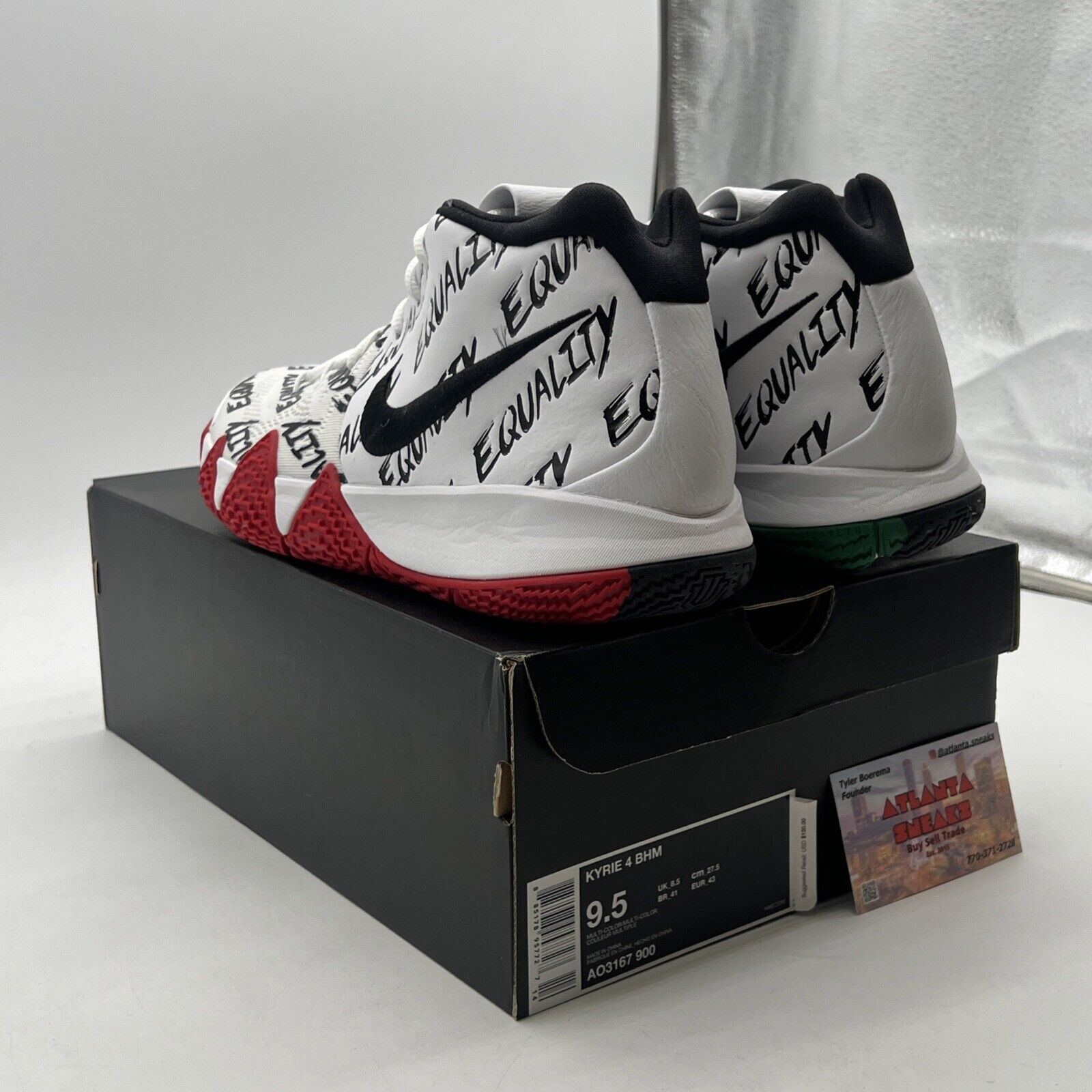 Size 9.5 - Nike Kyrie 4 BHM - (AO3167-900)