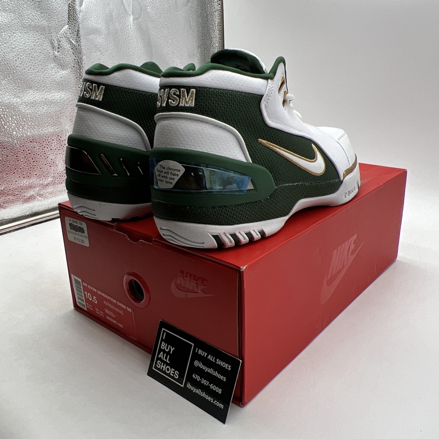 Size 10.5 - Nike Air Zoom Generation Retro QS SVSM (AO2367-100)
