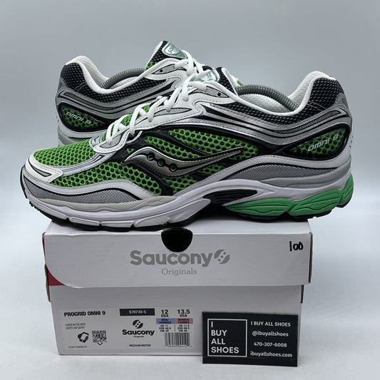 Size 12 - Saucony Progrid Omni 9 OG Green Silver Black Leather (S70739-5)